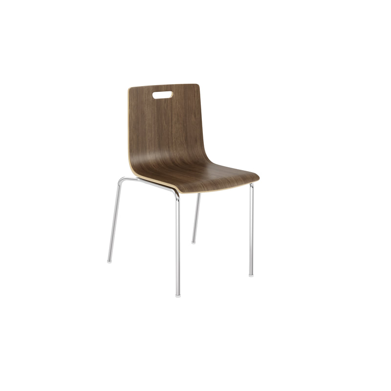 Chair Modern Walnut
Plywood Laminated with Formica