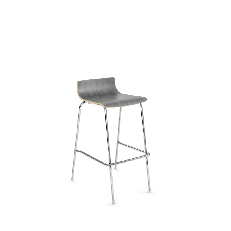 Bar Stool New Port Gray
Plywood Laminated with Formica