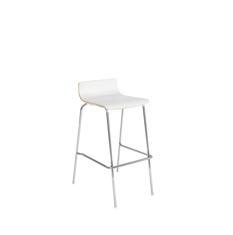Bar Stool White
Plywood Laminated with Formica